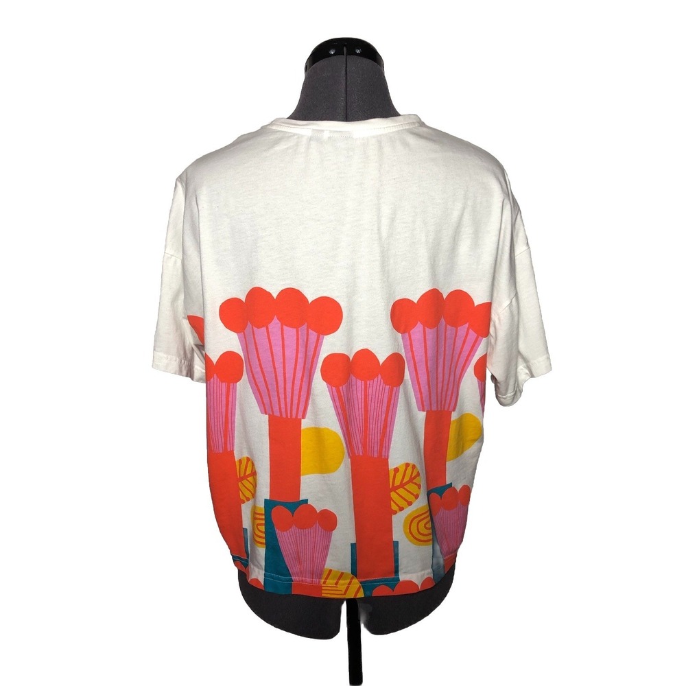 Marimekko x Uniqlo Women's S Graphic Tee Colorful Flowers - Picture 2 of 6